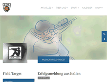 Tablet Screenshot of bds-field-target.de